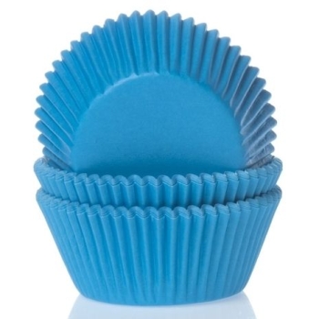 Cupcake Backförmchen - Cyan Blau
